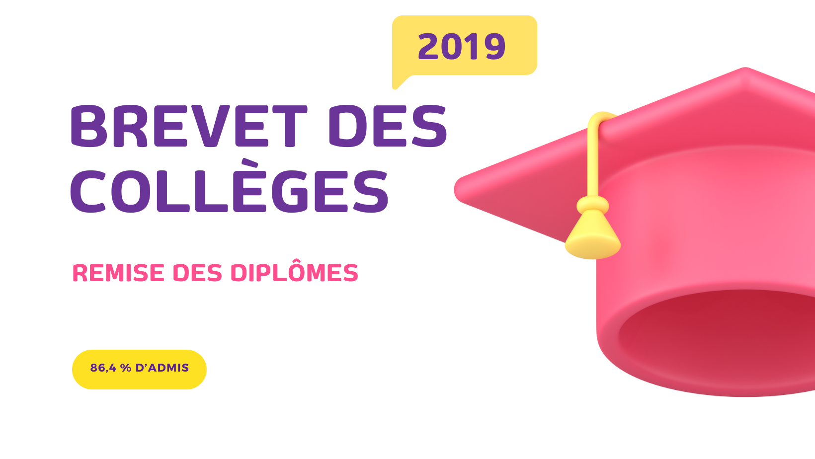 Remise des diplômes du BREVET 2019